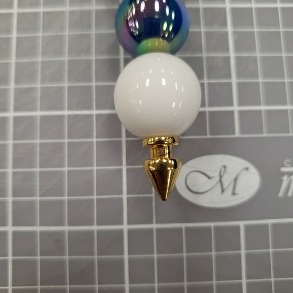 New Handmade Mickey Mouse Beaded Keychain - Picture 5 of 7